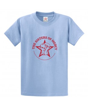 The Sisters Of Mercy Skull Stucked in Star Unisex Kids and Adults T-Shirt for Music Fans